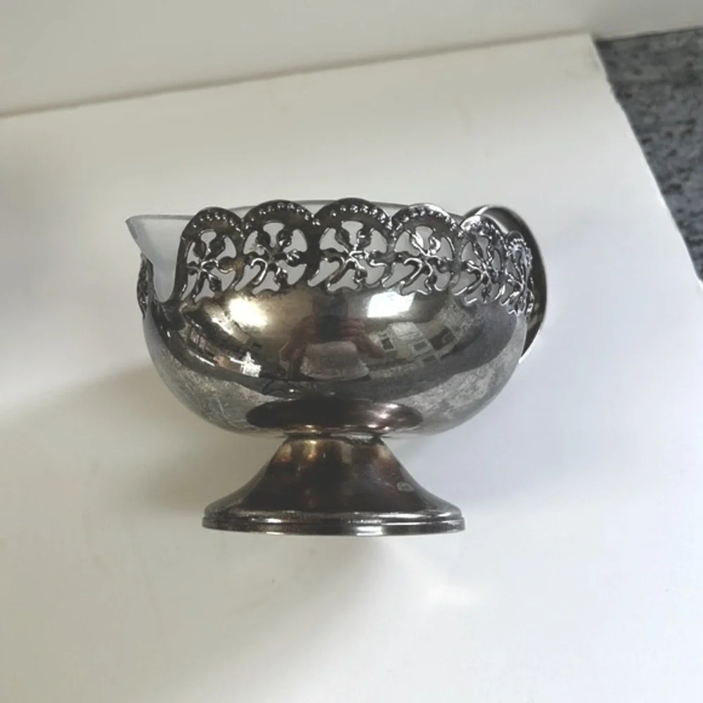 Vintage Celtic Quality Plate Made in England sugar and creamer set - Picture 5 of 12